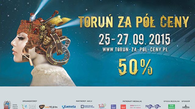 Trzynasta edycja akcji „Toruń za pół ceny” 13-15.10.2017